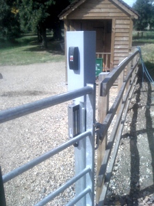 Syon Gate Access Control System with bar-code reader